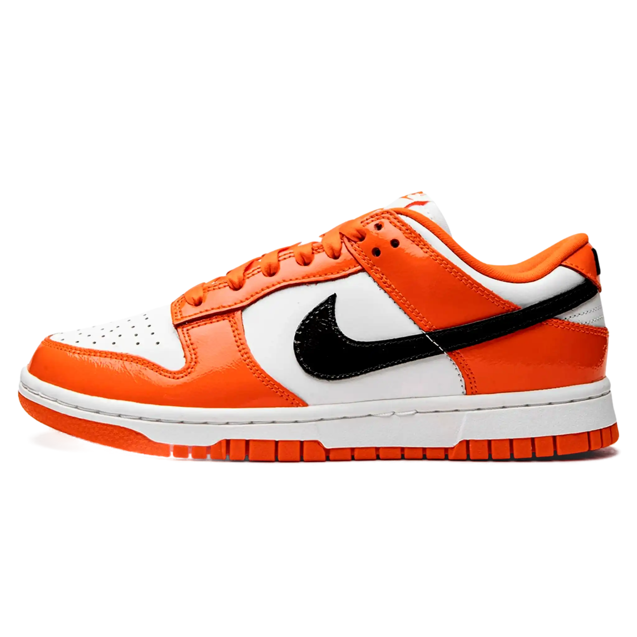 Tênis Nike Dunk Low Feminino "Patent Halloween" Laranja - DJ9955-800
