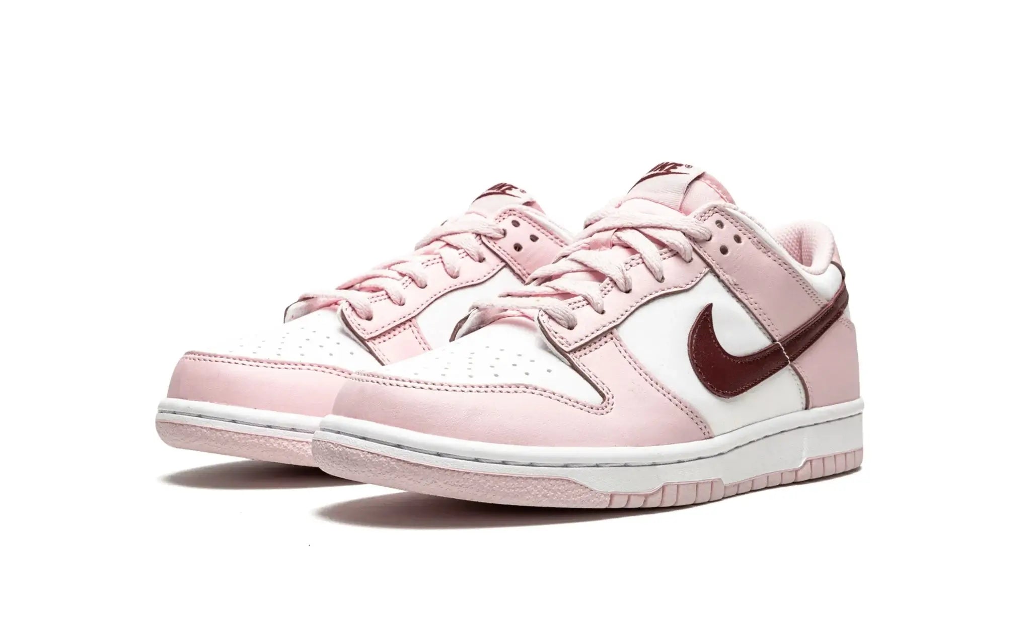 Tênis Nike Dunk Low Feminino "Pink Red Foam White" Rosa - CW1590-601