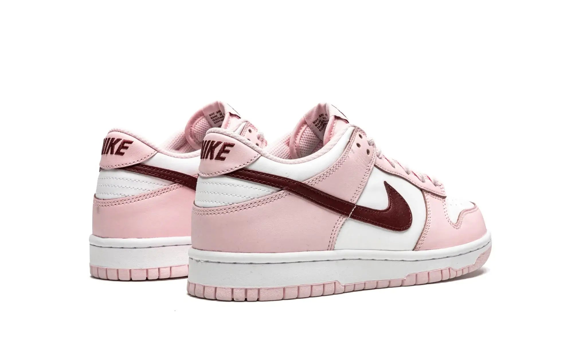 Tênis Nike Dunk Low Feminino "Pink Red Foam White" Rosa - CW1590-601