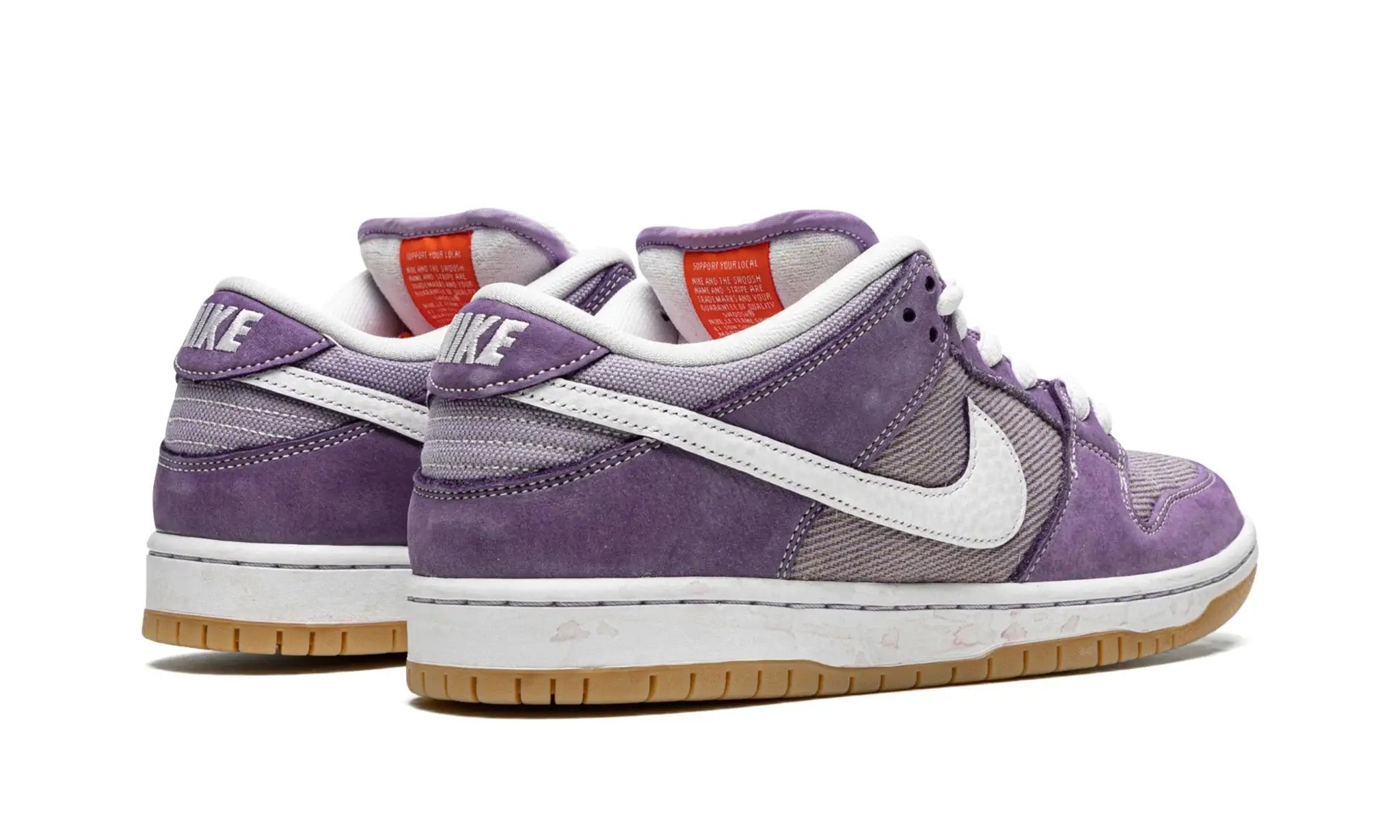 Tênis Nike Dunk Low SB "Unbleached" Roxo - DA9658-500