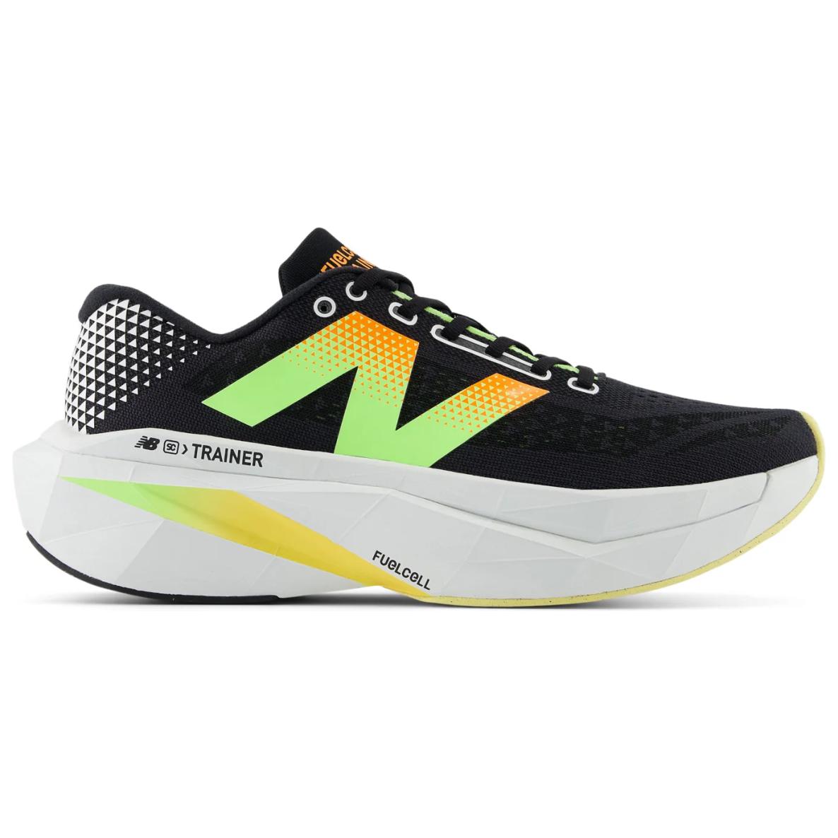Tênis New Balance FuelCell SuperComp Trainer v3 'Black Bleached Lime Glo' Preto - MRCXLB4
