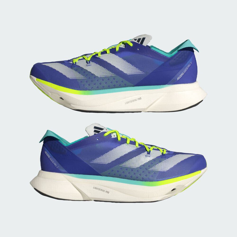 Tênis Adidas Adizero Adios Pro 3 'Cobalt Blue Lucid Lemon' - ID3635