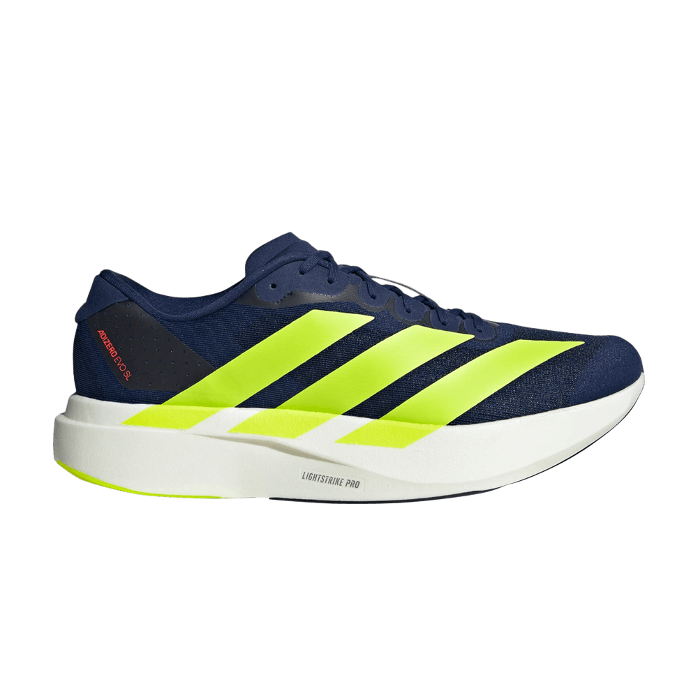 Tênis Adidas Adizero Evo SL 'Dark Blue Solar Slime' - JR3415