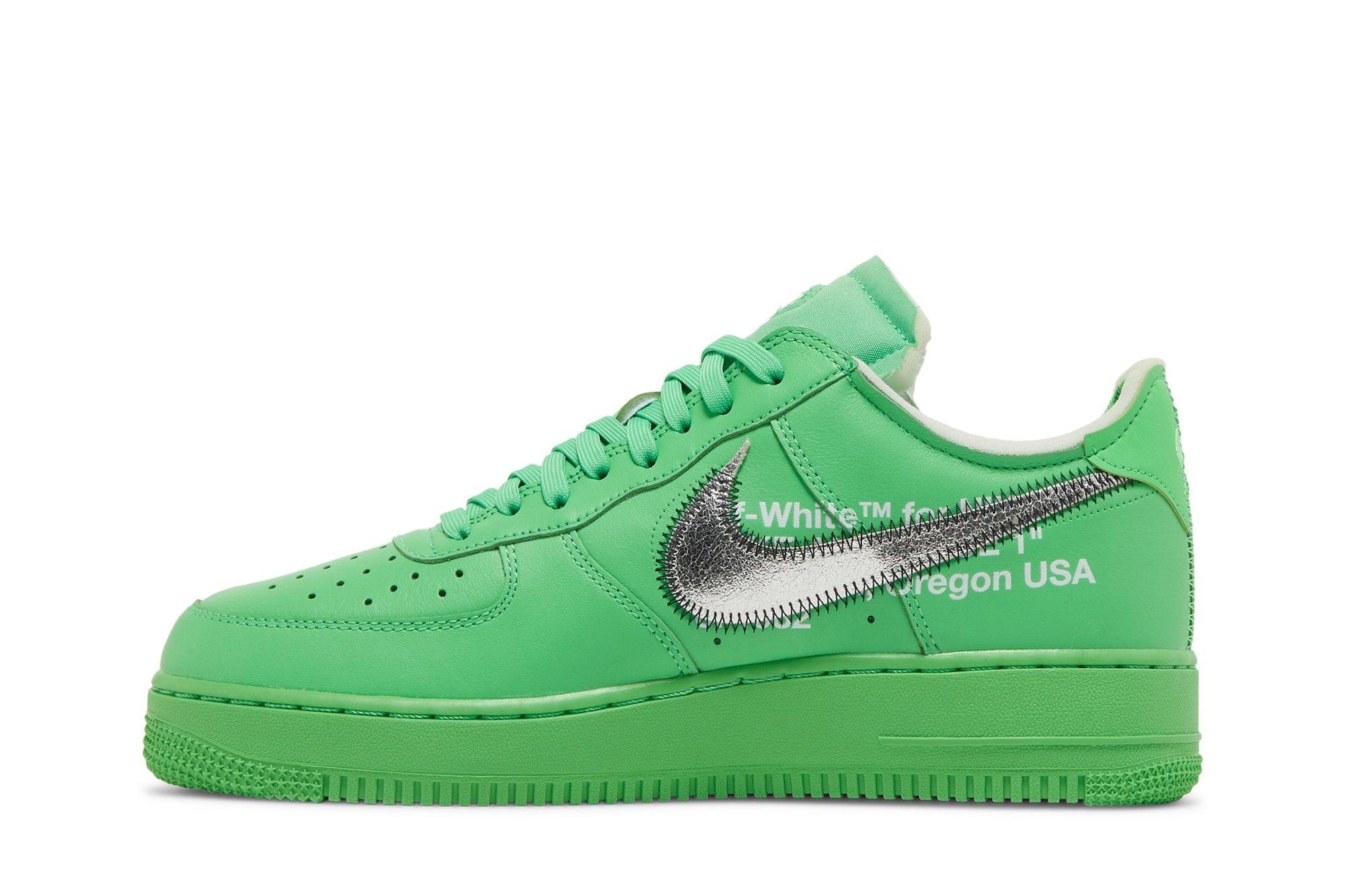 Tênis Off-White x Nike Air Force 1 Low Green Brooklyn Verde - DX1419-300